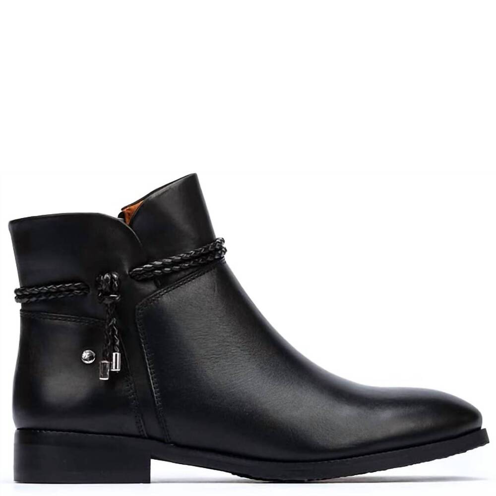 NEW PIKOLINOS women's royal ankle boots in black